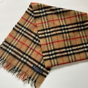 Authentic Burberrys London Short Scarf, 42” - image 1